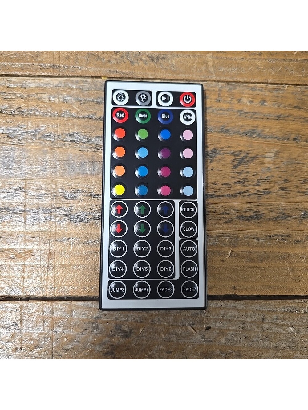 RF Remote Control for Multicolor LED Light Sound Strip w/ 44 Buttons